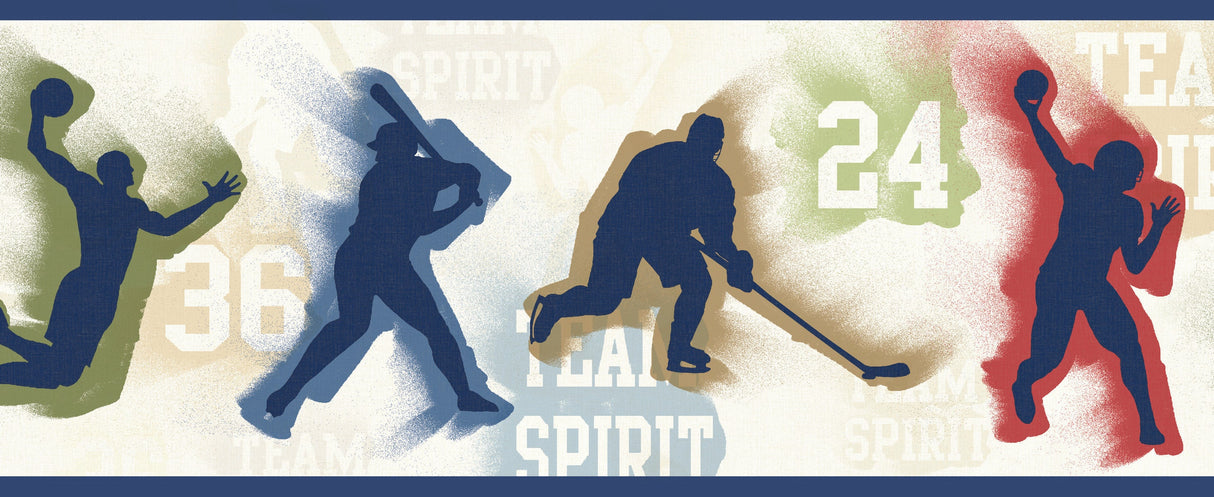 Chesapeake BBC46302B Seth Blue Sports Figures Toss Border