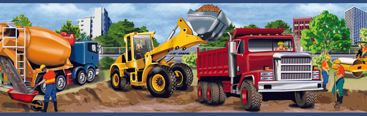 Chesapeake BBC46461B Elbow Grease Red Heavy Machinery Portrait Border