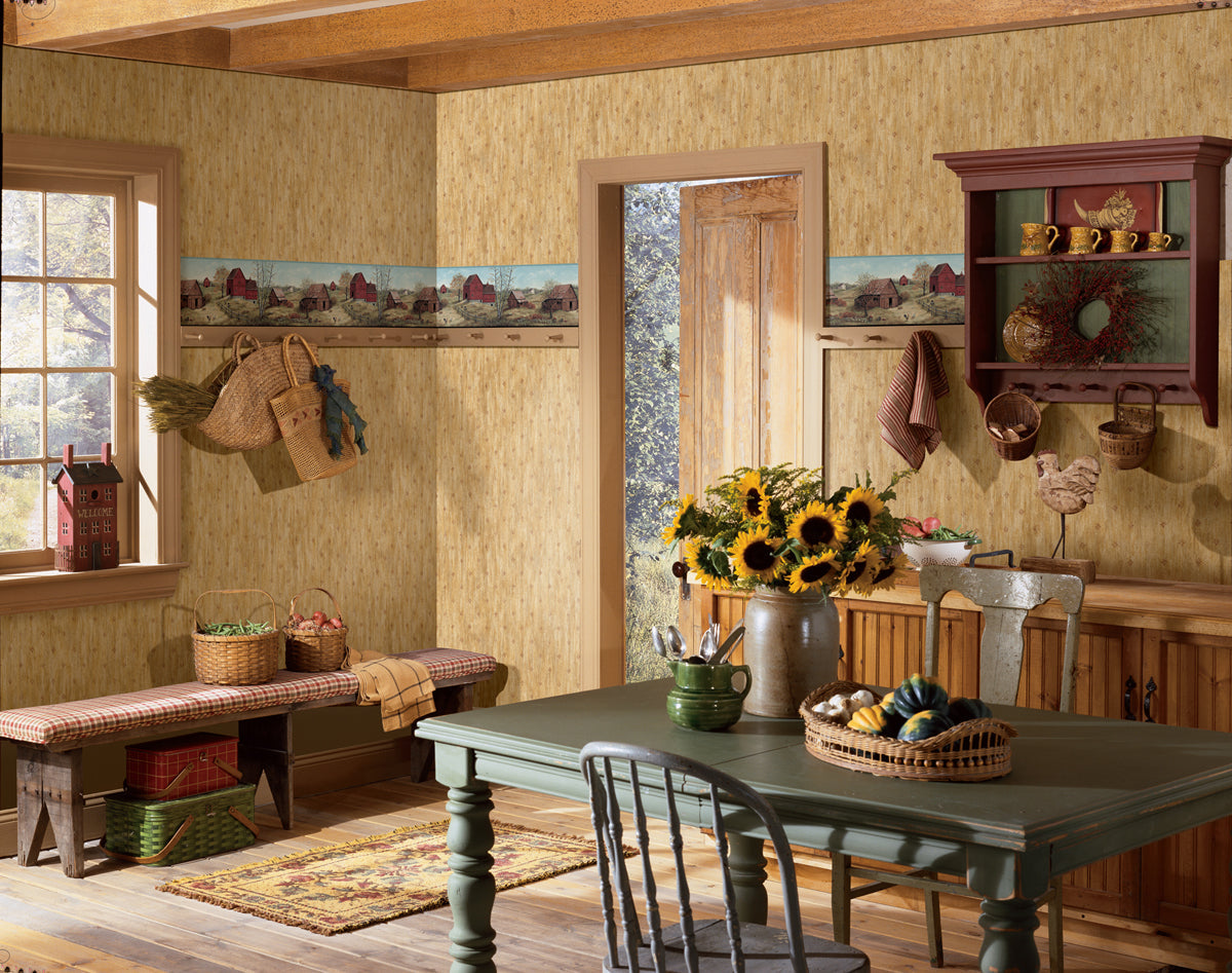 Chesapeake BBC65391B Rolling Green Farmstead Portrait Border