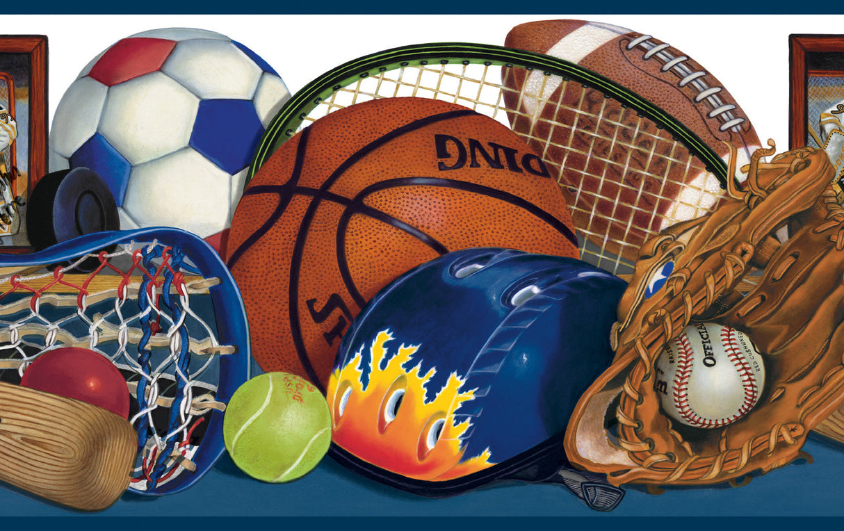 Chesapeake BBC92211B Doug Blue Sports Portrait Border