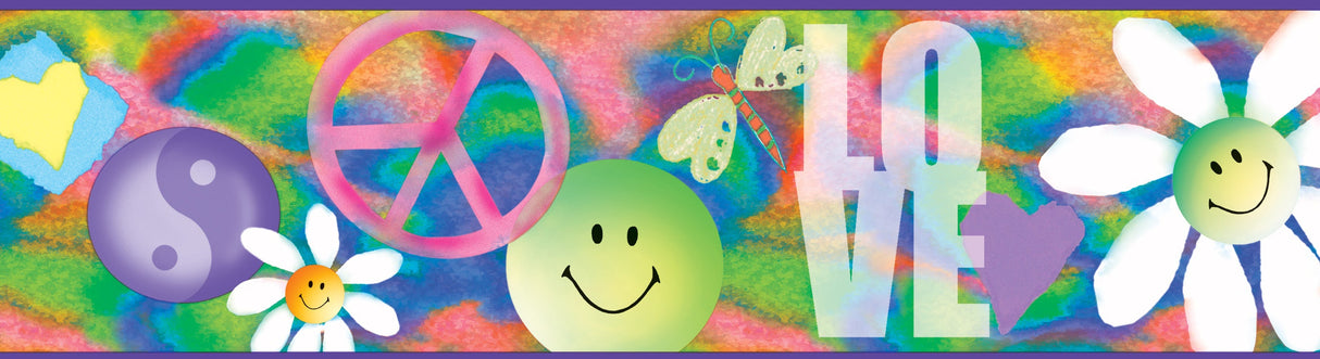 Chesapeake BBC92331B Garcia Pink Happiness Busy Toss Border