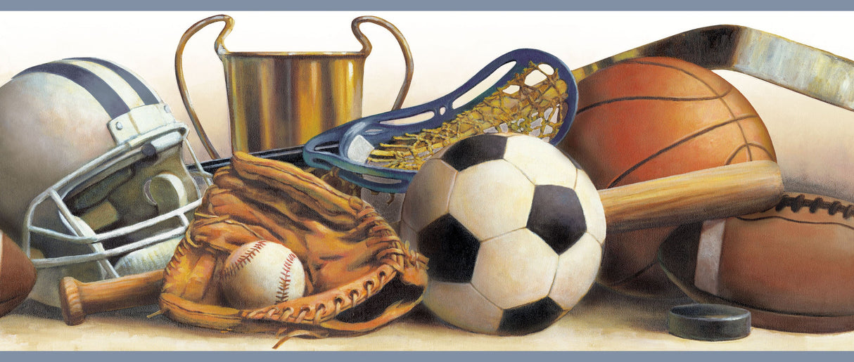 Chesapeake BBC94113B Hansel Cream Classic Sports Portrait Border