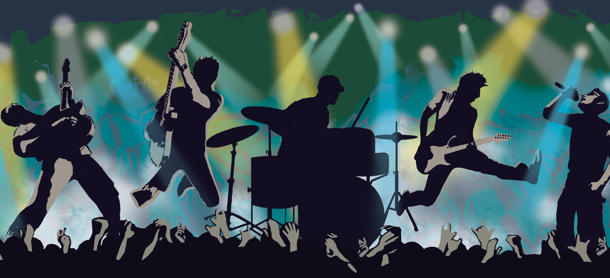 Chesapeake BBC94152B Jagger Blue Rock Show Silhouette Border