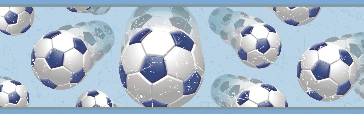Chesapeake BBC94251B Beckham Blue Soccer Ball Motion Border