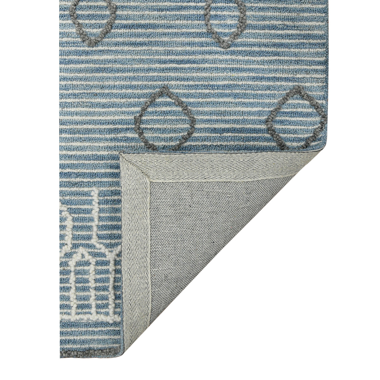 Amer Rugs BER-1 Berlin Farmhouse Geometric /White Area Rug