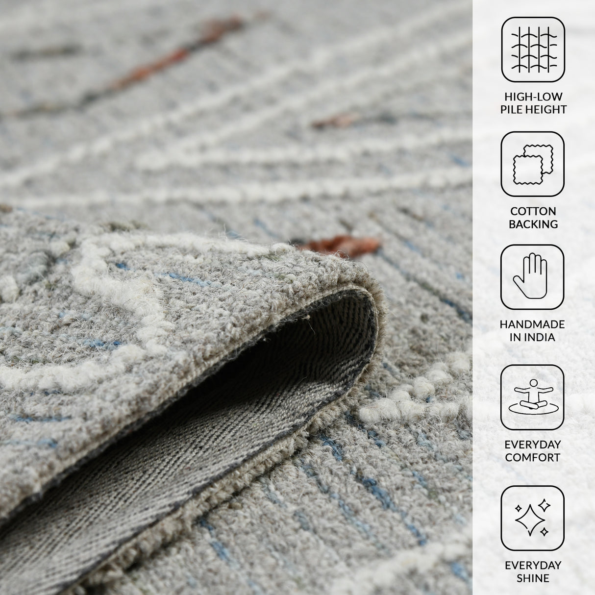 Amer Rugs BER-7 Berlin Farmhouse Geometric Area Rug