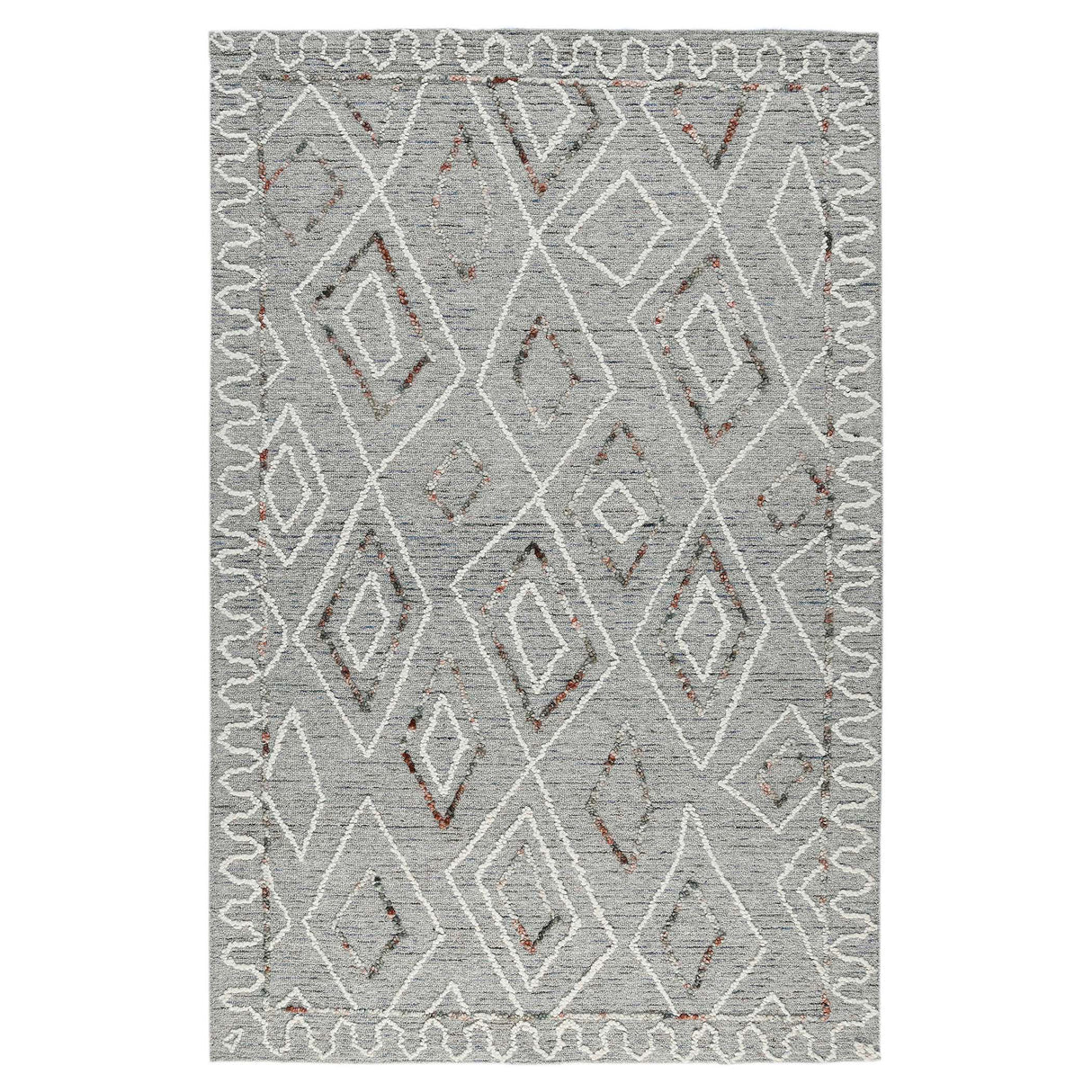 Amer Rugs BER-7 Berlin Farmhouse Geometric Area Rug