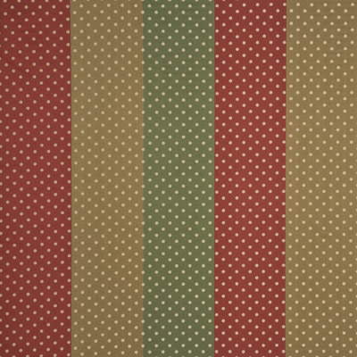G P & J BAKER BF10010.1.0 MIRABEL STRIPE RED/BRN Fabric - Eade's Wallpaper