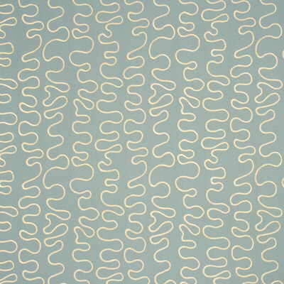 G P & J BAKER BF10054.655.0 WIGGLE MARINE Fabric - Eade's Wallpaper