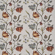 G P & J BAKER BF10345.2.0 TULIP TREE LINEN PIMENTO Fabric - Eade's Wallpaper