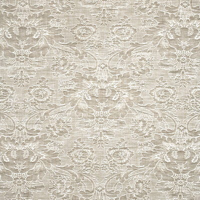 G P & J BAKER BF10427.104.0 HARTBURY DAMASK IVORY Fabric - Eade's Wallpaper