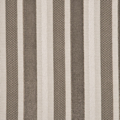 G P & J BAKER BF10449.210.0 MARWOOD STRIPE TAUPE Fabric - Eade's Wallpaper