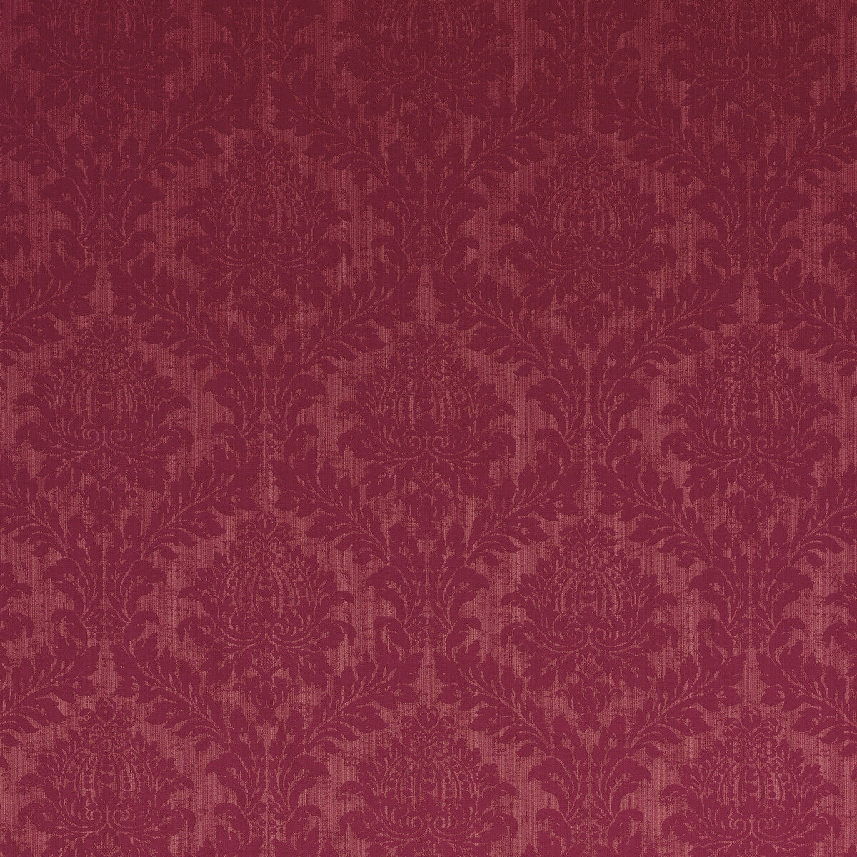 G P & J BAKER BF10490.480.0 LYDFORD DAMASK RUBY Fabric - Eade's Wallpaper