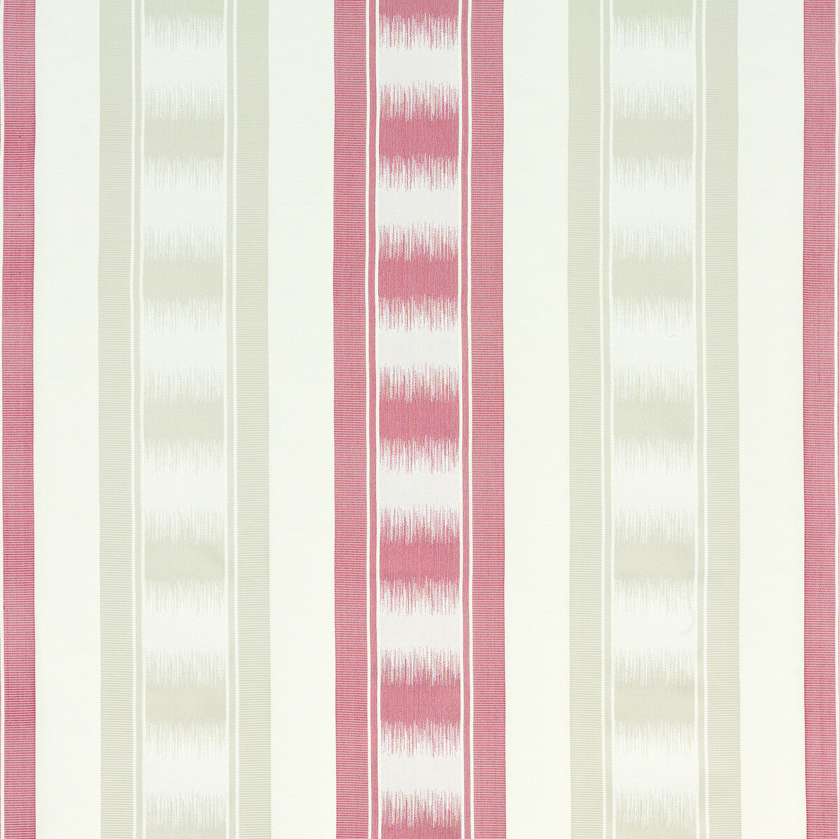 G P & J BAKER BF10493.380.0 RYECOTE STRIPE ROYAL RED/BRONZE Fabric - Eade's Wallpaper