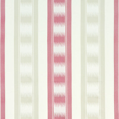 G P & J BAKER BF10493.380.0 RYECOTE STRIPE ROYAL RED/BRONZE Fabric - Eade's Wallpaper