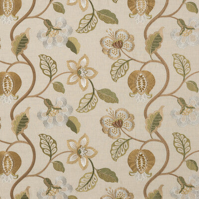 G P & J BAKER BF10532.2.0 ELVASTON WILLOW Fabric - Eade's Wallpaper
