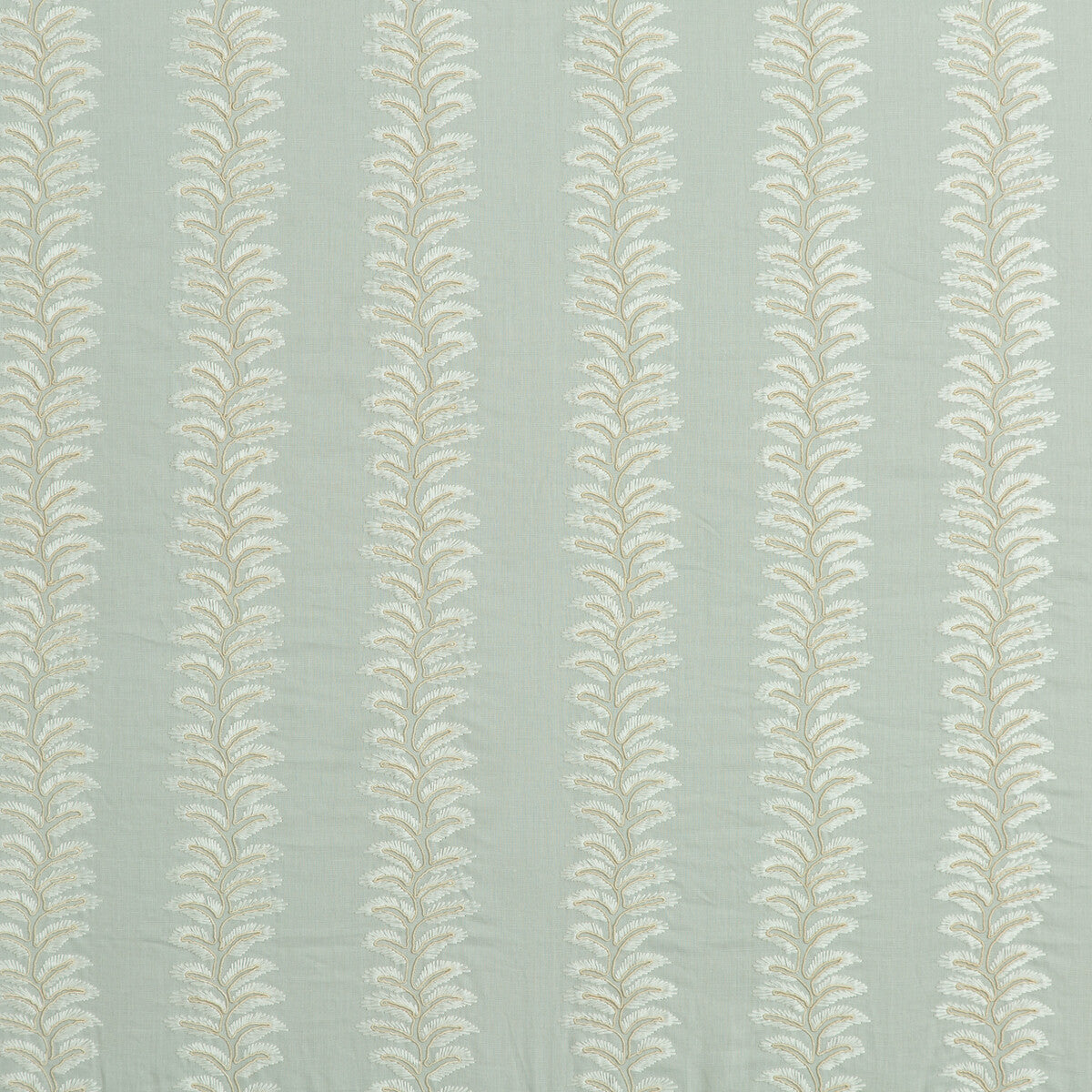 G P & J BAKER BF10533.715.0 BRADBOURNE PALE AQUA Fabric - Eade's Wallpaper
