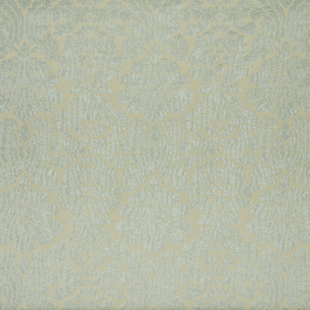 G P & J BAKER BF10615.725.0 SIBLEY AQUA/BRONZE Fabric - Eade's Wallpaper