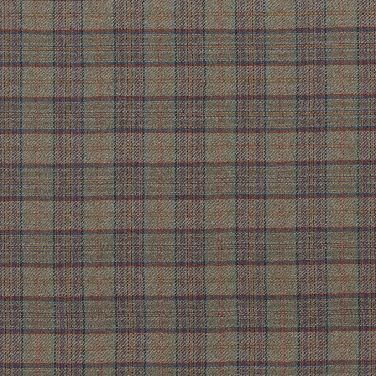 G P & J BAKER BF10655.2.0 VICTORIA PLAID ROYAL BLUE Fabric - Eade's Wallpaper
