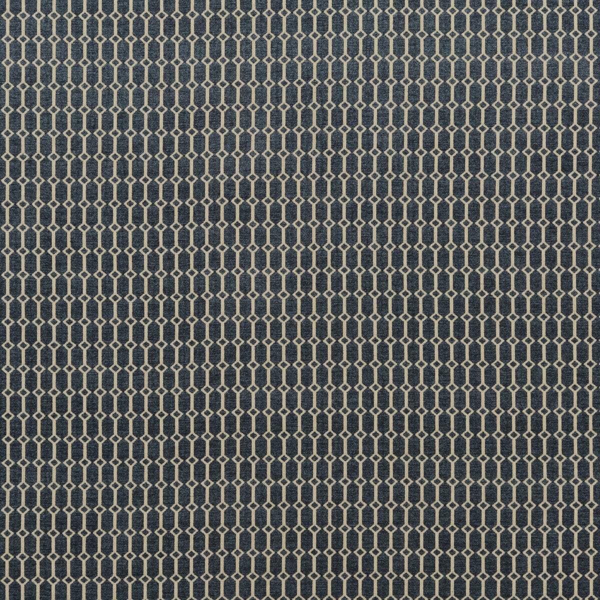 G P & J BAKER BF10669.648.0 LANCASTER WEAVE SAPPHIRE Fabric - Eade's Wallpaper