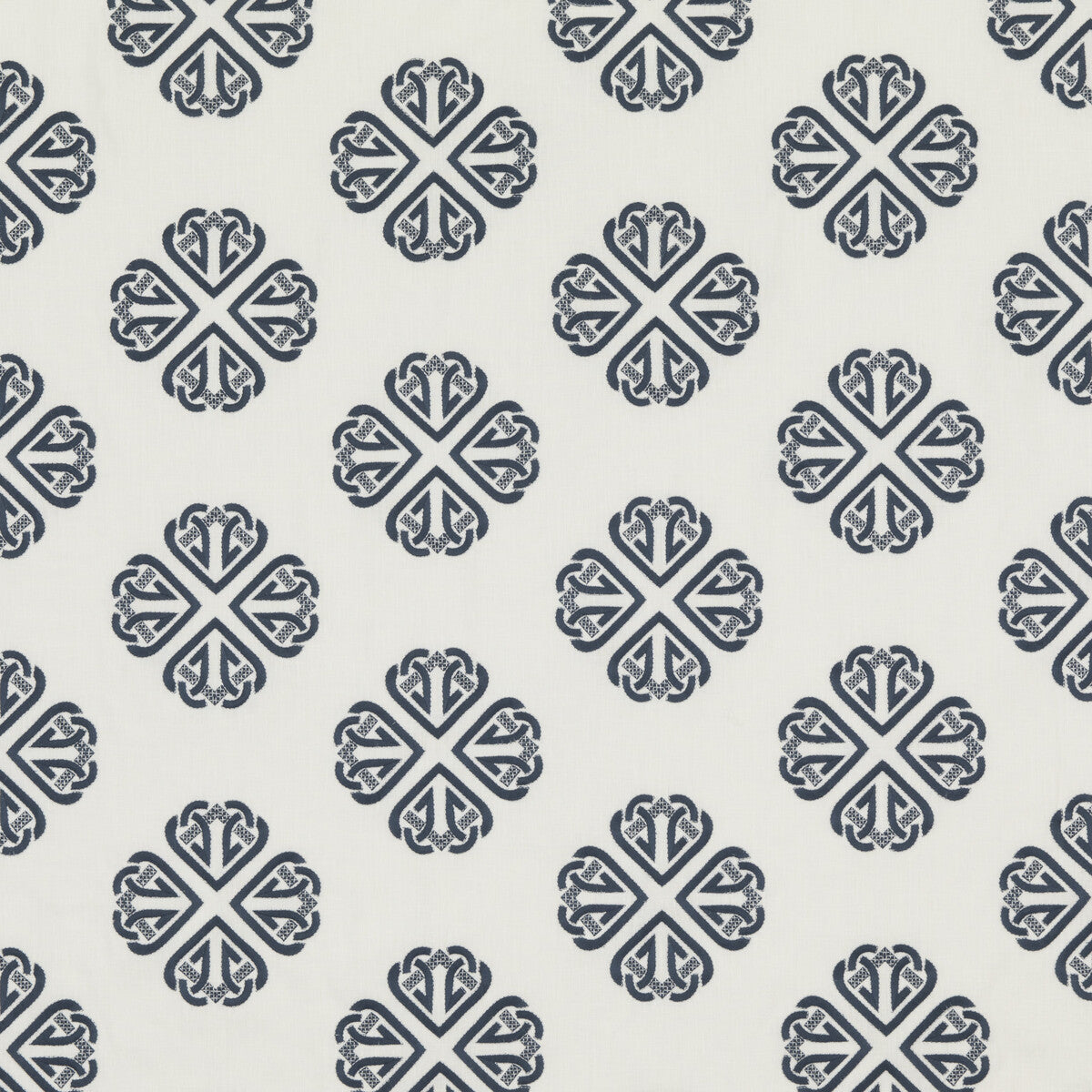 G P & J BAKER BF10768.2.0 KERSLOE INDIGO Fabric - Eade's Wallpaper