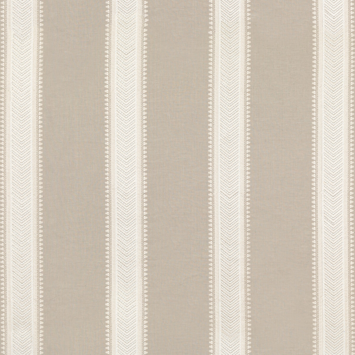 G P & J BAKER BF10799.3.0 KERRIS STRIPE DOVE Fabric - Eade's Wallpaper