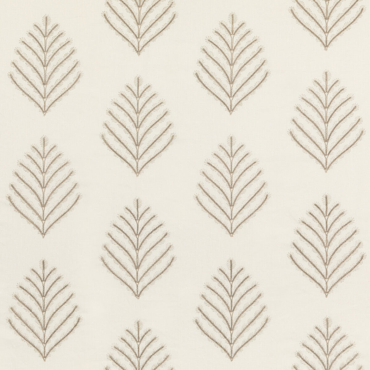 G P & J BAKER BF10800.3.0 TREEN IVORY/STONE Fabric - Eade's Wallpaper