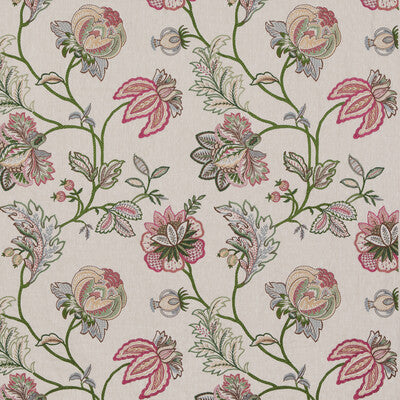 G P & J BAKER BF10942.1.0 AGRA FUCHSIA Fabric - Eade's Wallpaper