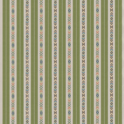 G P & J BAKER BF10943.2.0 ASHLAR STRIPE EMERALD Fabric - Eade's Wallpaper