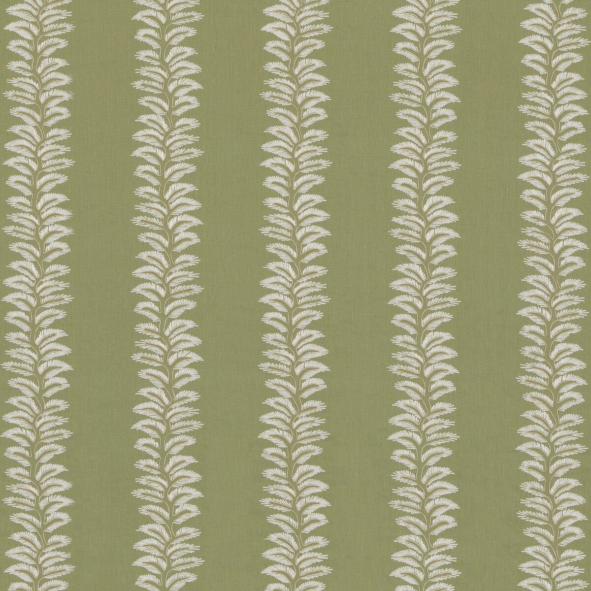 G P & J BAKER BF10946.735.0 NEW BRADBOURNE GREEN Fabric - Eade's Wallpaper
