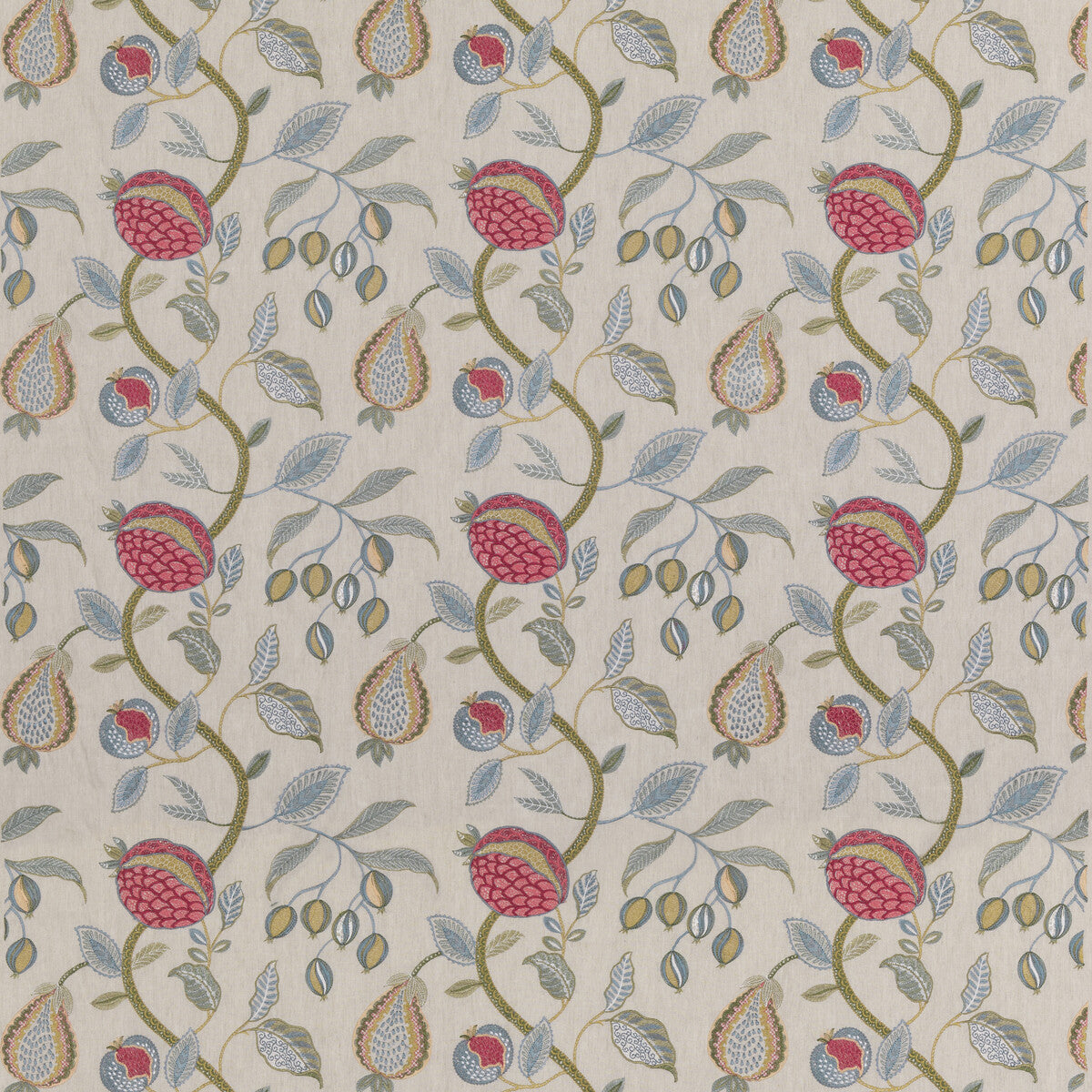 G P & J BAKER BF11024.1.0 KELLING ANTIQUE Fabric - Eade's Wallpaper