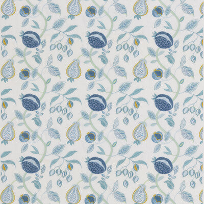 G P & J BAKER BF11024.2.0 KELLING AQUA Fabric - Eade's Wallpaper