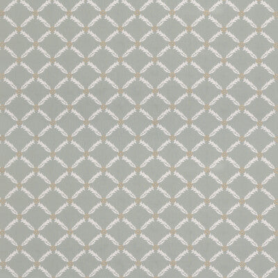 G P & J BAKER BF11030.725.0 ASHBURY AQUA Fabric - Eade's Wallpaper