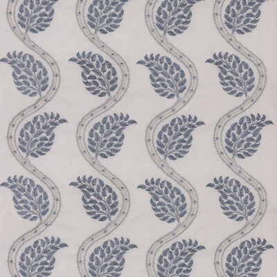 G P & J BAKER BF11031.1.0 FILKINS BLUE Fabric - Eade's Wallpaper