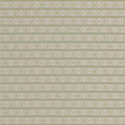 G P & J BAKER BF11034.4.0 BURFORD STRIPE AQUA/GREEN Fabric - Eade's Wallpaper