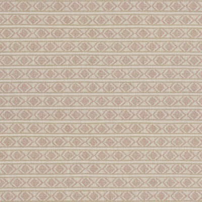 G P & J BAKER BF11034.5.0 BURFORD STRIPE CORAL Fabric - Eade's Wallpaper