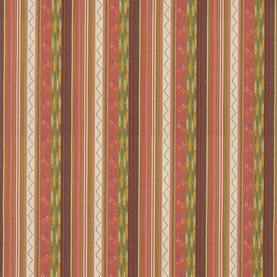 G P & J BAKER BF11060.3.0 RUNAWAY CORAL/GREEN Fabric - Eade's Wallpaper
