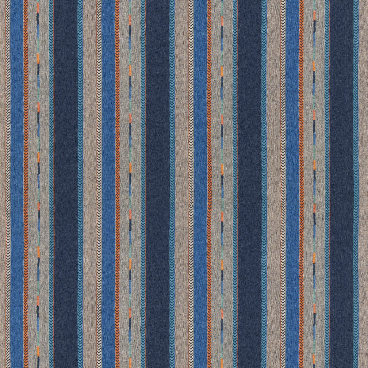 G P & J BAKER BF11062.2.0 BUNTY INDIGO Fabric - Eade's Wallpaper