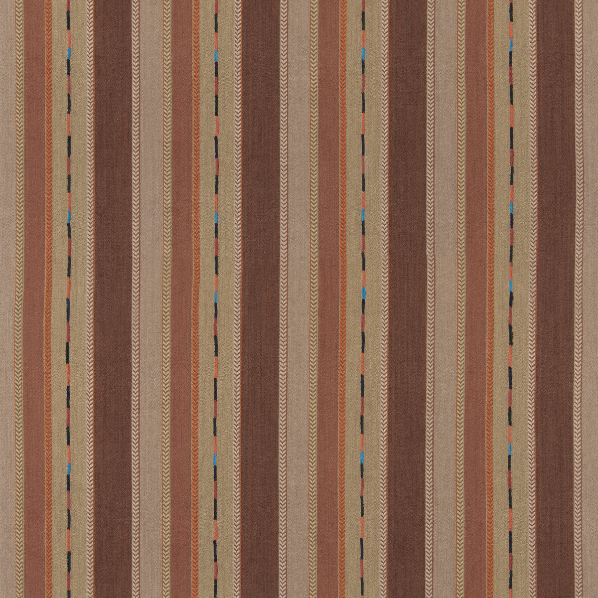 G P & J BAKER BF11062.5.0 BUNTY BROWN Fabric - Eade's Wallpaper