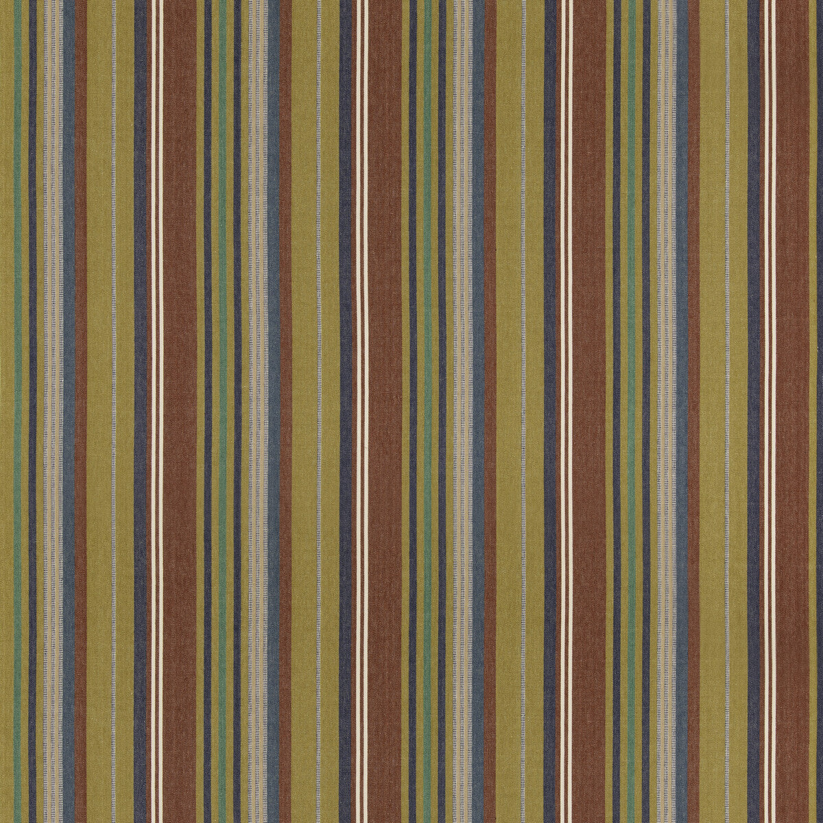 G P & J BAKER BF11082.4.0 PETRA STRIPE JAZZ Fabric - Eade's Wallpaper