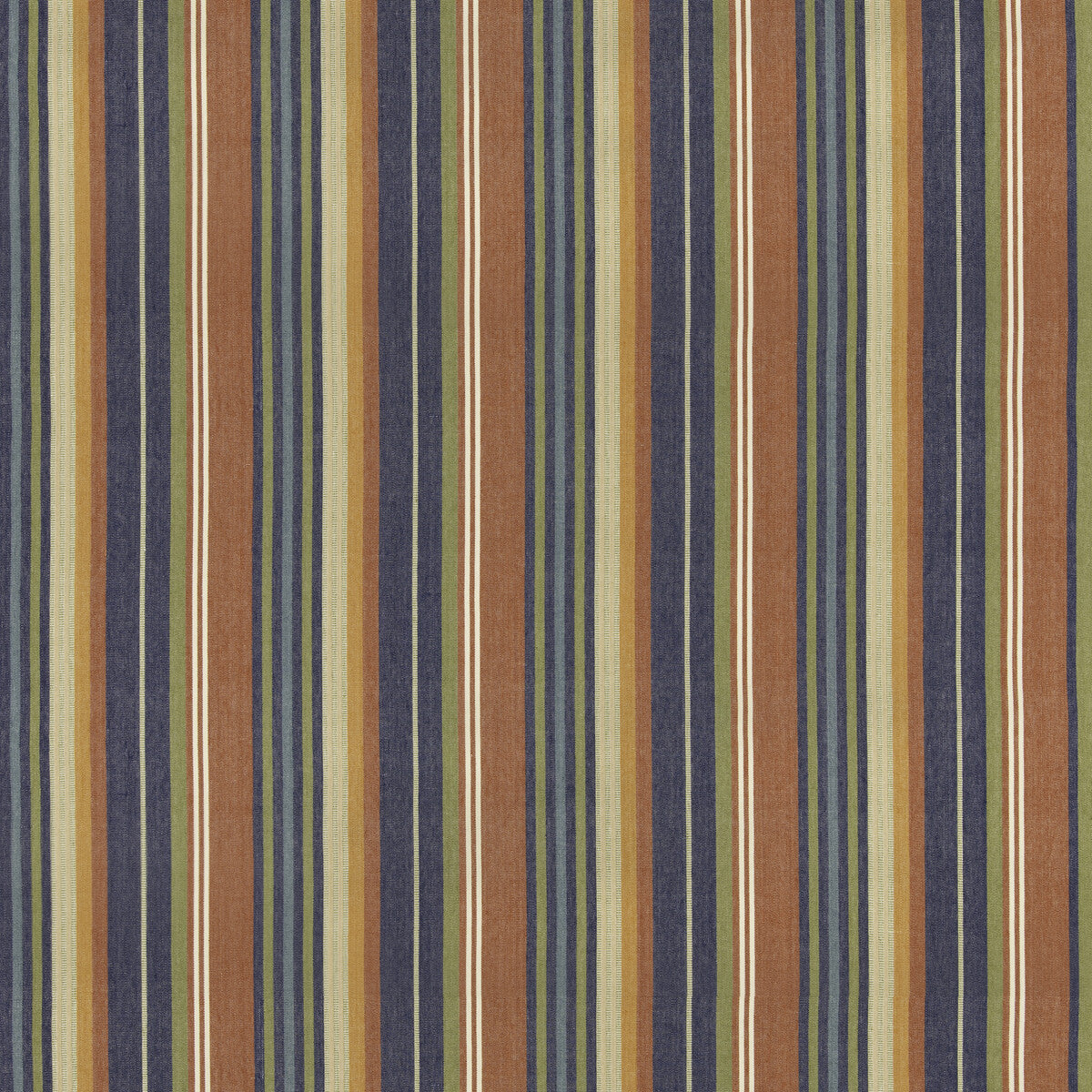 G P & J BAKER BF11082.5.0 PETRA STRIPE RED/BLUE Fabric - Eade's Wallpaper