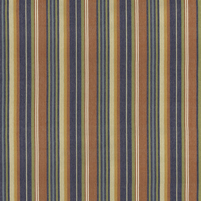 G P & J BAKER BF11082.5.0 PETRA STRIPE RED/BLUE Fabric - Eade's Wallpaper