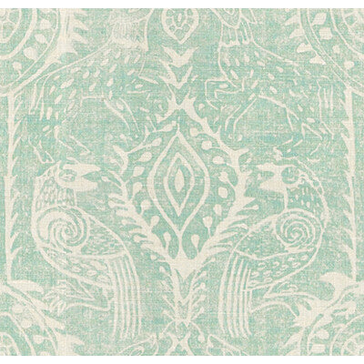 LEE JOFA BFC-3512.13.0 BEASTIES AQUA Fabric - Eade's Wallpaper