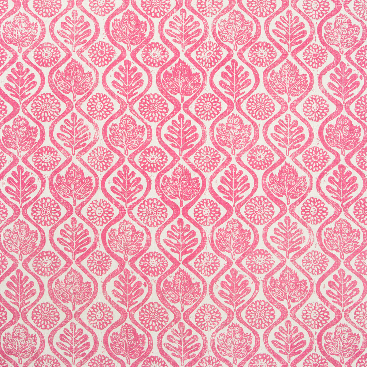 LEE JOFA BFC-3514.7.0 OAKLEAVES FUSCHIA Fabric - Eade's Wallpaper