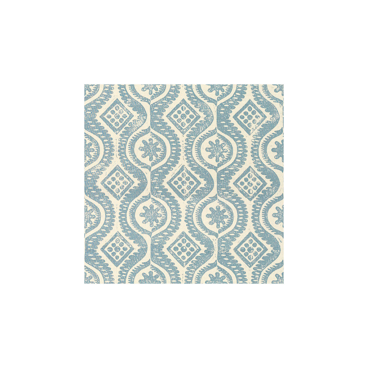 LEE JOFA BFC-3518.15.0 DAMASK BLUE Fabric - Eade's Wallpaper