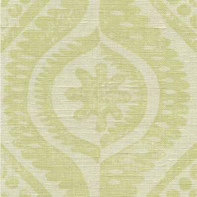 LEE JOFA BFC-3518.23.0 DAMASK LIME Fabric - Eade's Wallpaper