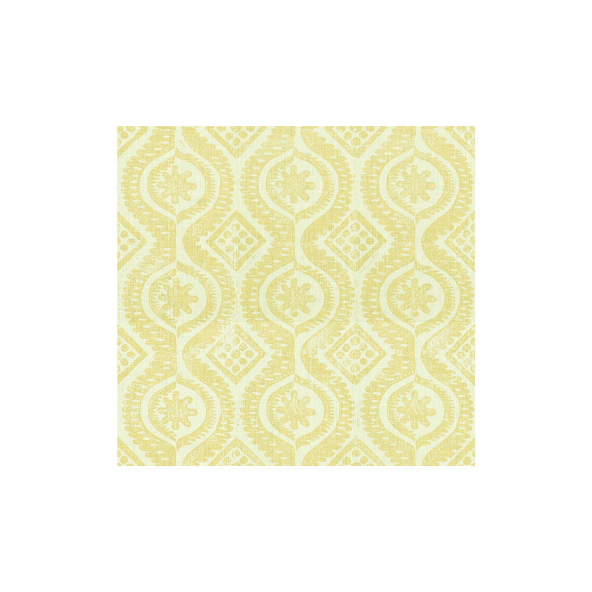 LEE JOFA BFC-3518.40.0 DAMASK YELLOW Fabric - Eade's Wallpaper