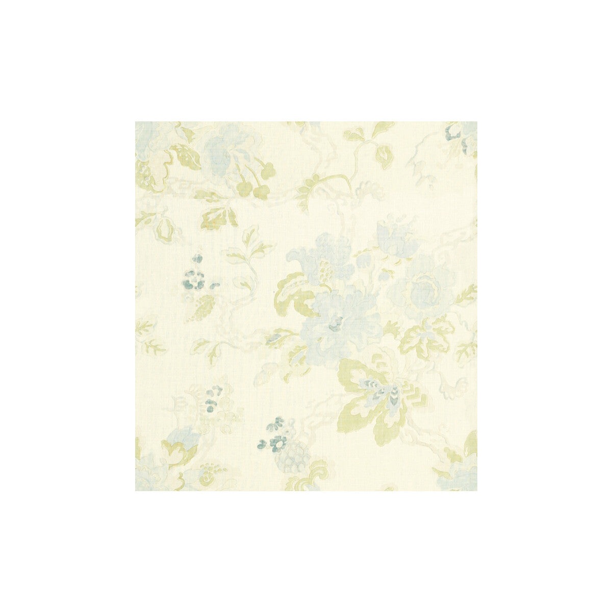 LEE JOFA BFC-3520.315.0 PARNHAM BLUE/GREEN Fabric - Eade's Wallpaper