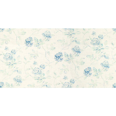 LEE JOFA BFC-3534.315.0 MARLOW BLUE/MINT/OYS Fabric - Eade's Wallpaper