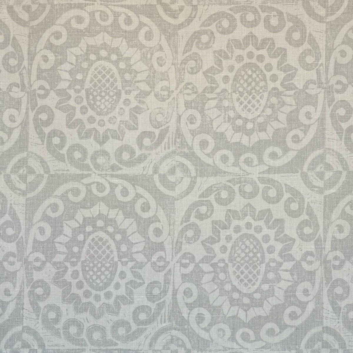 LEE JOFA BFC-3623.1.0 PINEAPPLE ON OYSTER PALE TAUPE Fabric - Eade's Wallpaper